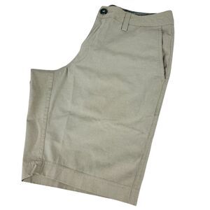 Linksoul 10” Classic Boardwalker Shorts Mens 30 Khaki Beige Performance Golf